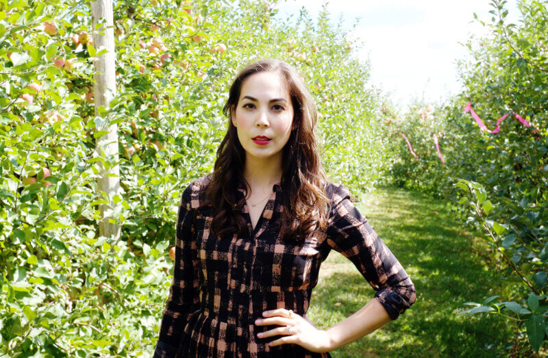 She's So Bright - Apple Picking at Wightman's Farm - The Outfit