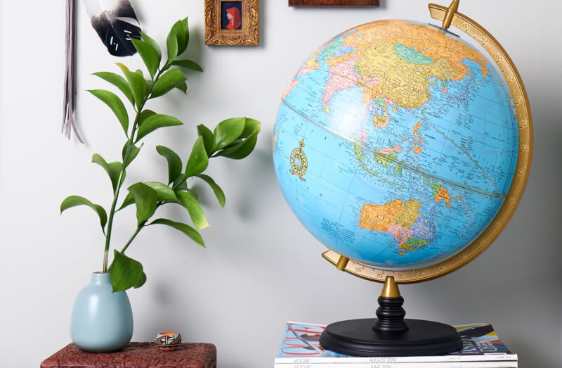 She's So Bright - Updating a Globe From My Childhood