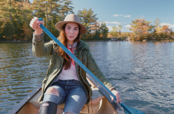 She's So Bright - Canoeing in Maine