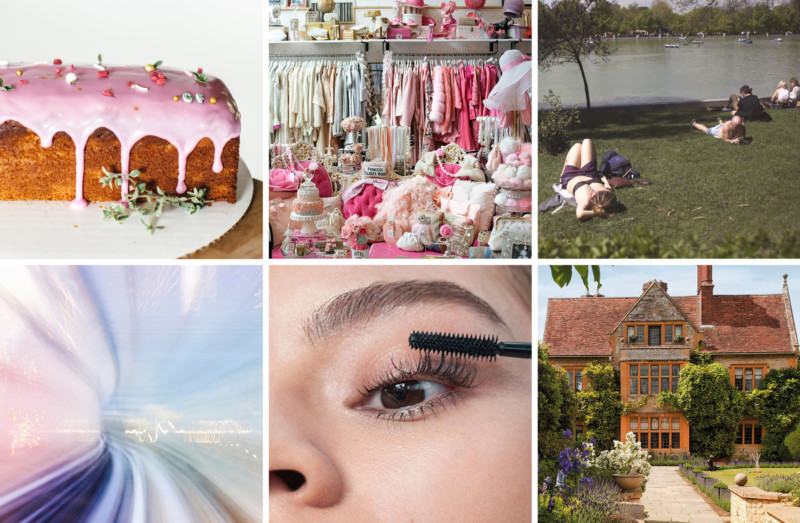 She's So Bright - 6 Links to Brighten Your Week. My Name is Yeh, Rose Cake, Vintage Stores in New York City, Why You Need to Waste Time, What a Road Trip looks like in 2030, Glossier's new Lash Slick, English Country House Hotels.