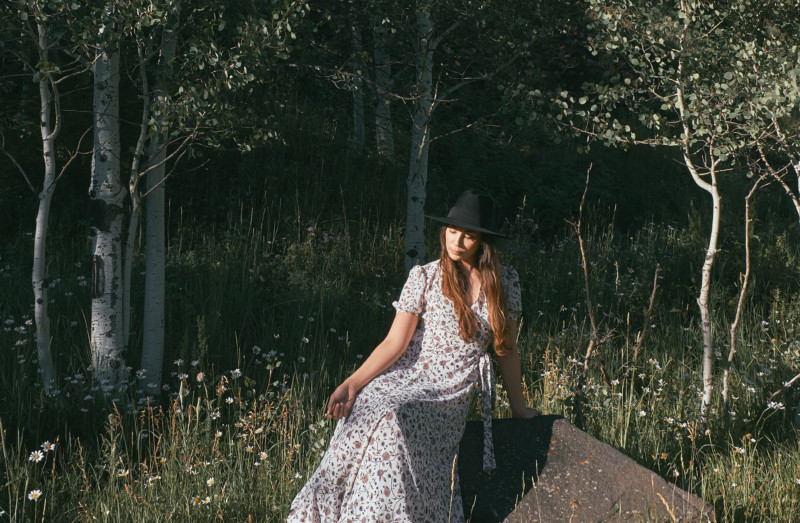 She's So Bright - Well Before the Fairytale Ending. Self Portrait, In the woods, moody, short story, beautiful, mysterious, alpine trees, Colorado, telluride, hat, style, romantic, love story.