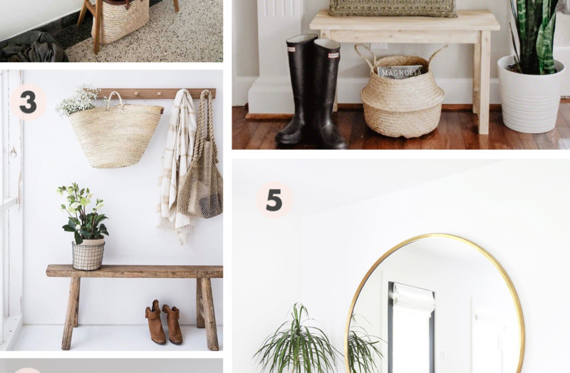 She's So Bright - Inspiration for an Updated Entryway, Inspiration collage