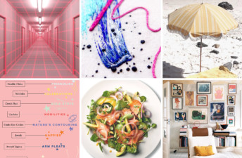 She's So Bright - 6 Links to Brighten Up Your Week, entertainment, links, fun, embroidery, instagram, beach umbrella, man repeller, salad ideas, gallery wall.