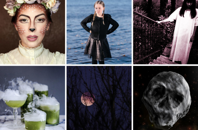 Doe-Eyed Makeup, Spooky Reads and More Halloween Fun - She's So Bright, Halloween Links to Brighten Your Week, Spooky, Silly, Creative