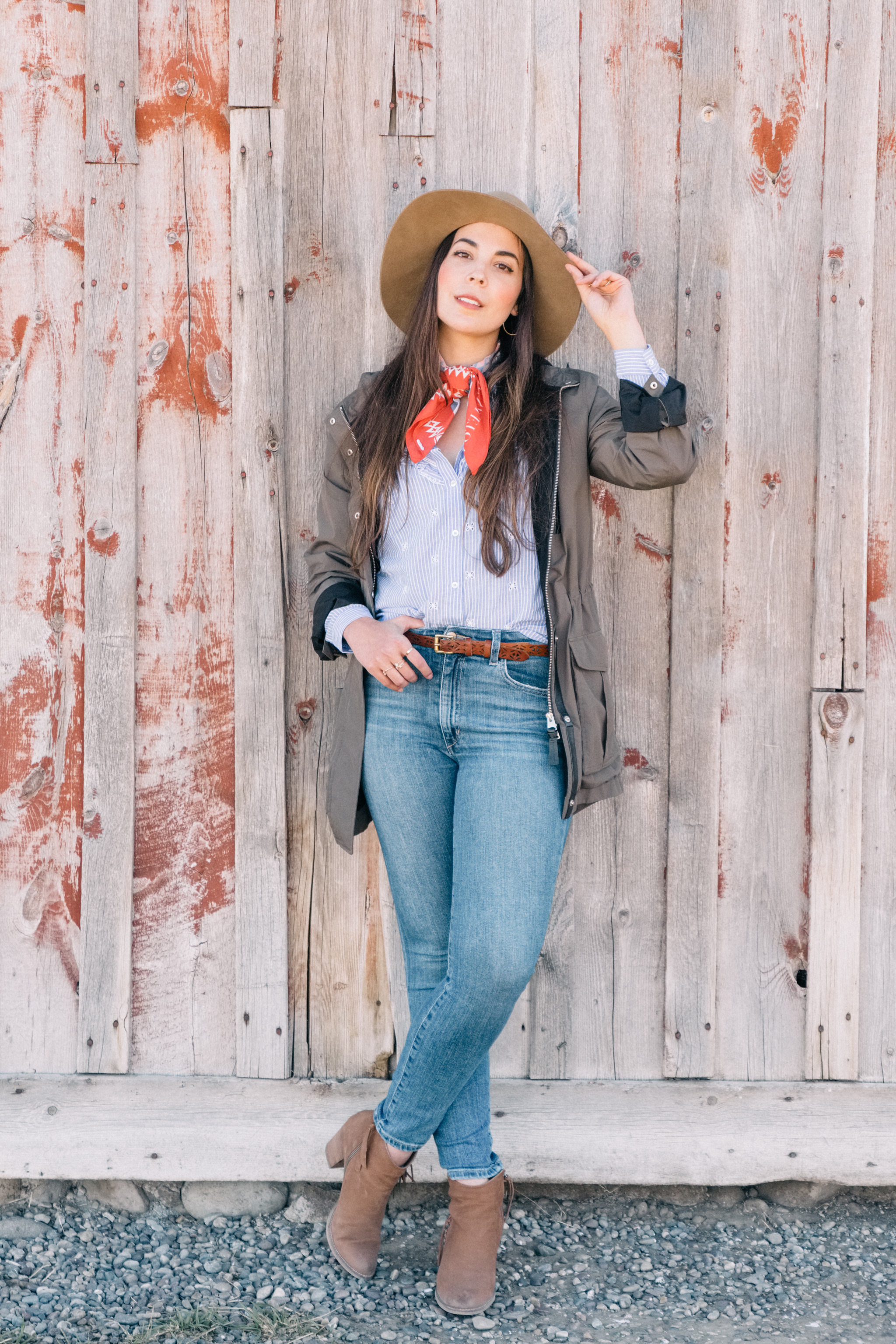 Portraits of A Cowgirl At Mormon Row - She's So Bright, Travel, Wyoming, Grand Teton, National Park, Mormon Row, Western Style, Old West