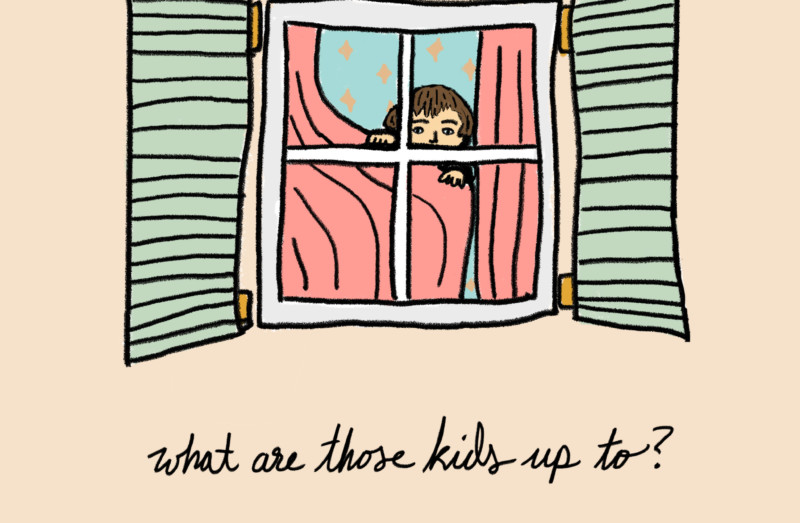 Why I Sometimes Feel Like Mrs. Kravitz - She's So Bright, Opinion Article, Animation, Funny, Comic, Hand Drawn